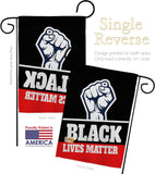 Black Lives Matter - Support Inspirational Vertical Impressions Decorative Flags HG170017 Made In USA