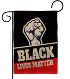Black Lives Matter - Support Inspirational Vertical Impressions Decorative Flags HG170017 Made In USA