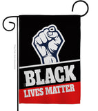 Black Lives Matter - Support Inspirational Vertical Impressions Decorative Flags HG170017 Made In USA