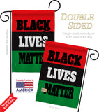 Black Lives Awareness - Support Inspirational Vertical Impressions Decorative Flags HG170020 Made In USA