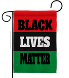 Black Lives Awareness - Support Inspirational Vertical Impressions Decorative Flags HG170020 Made In USA