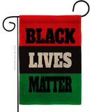 Black Lives Awareness - Support Inspirational Vertical Impressions Decorative Flags HG170020 Made In USA