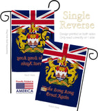 Hong Kong Great Again - Support Inspirational Vertical Impressions Decorative Flags HG170023 Made In USA