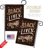 BLM Unity - Support Inspirational Vertical Impressions Decorative Flags HG170055 Made In USA