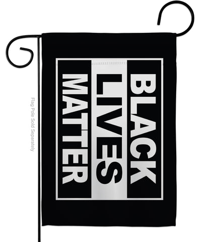 Black Lives Matter - Support Inspirational Vertical Impressions Decorative Flags HG170062 Made In USA