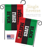 Cant Breathe BLM - Support Inspirational Vertical Impressions Decorative Flags HG170063 Made In USA