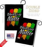 Black Lives Awareness - Support Inspirational Vertical Impressions Decorative Flags HG170068 Made In USA
