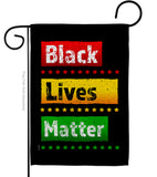 Black Lives Matter - Support Inspirational Vertical Impressions Decorative Flags HG170070 Made In USA