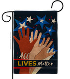 What Lives Matter - Support Inspirational Vertical Impressions Decorative Flags HG170083 Made In USA