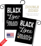 Justice BLM - Support Inspirational Vertical Impressions Decorative Flags HG170084 Made In USA