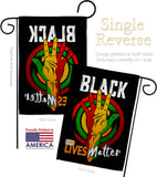 Black Freedom Civil  - Support Inspirational Vertical Impressions Decorative Flags HG170085 Made In USA