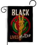 Black Freedom Civil  - Support Inspirational Vertical Impressions Decorative Flags HG170085 Made In USA