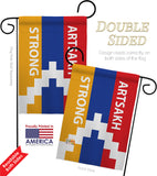 Artsakh Strong - Support Inspirational Vertical Impressions Decorative Flags HG170154 Made In USA