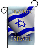 Pray for Israel - Support Inspirational Vertical Impressions Decorative Flags HG170190 Made In USA