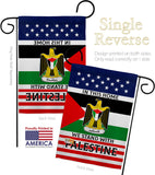 We Stand with Palestine - Support Inspirational Vertical Impressions Decorative Flags HG170193 Made In USA