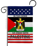 We Stand with Palestine - Support Inspirational Vertical Impressions Decorative Flags HG170193 Made In USA