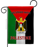 Stand with Palestine - Support Inspirational Vertical Impressions Decorative Flags HG170194 Made In USA