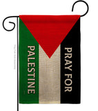 Pray for Palestine - Support Inspirational Vertical Impressions Decorative Flags HG170195 Made In USA