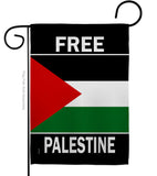 Free Palestine - Support Inspirational Vertical Impressions Decorative Flags HG170196 Made In USA