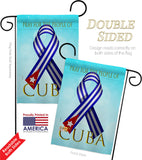 Pray For Cuba - Support Inspirational Vertical Impressions Decorative Flags HG170213 Made In USA