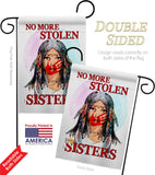 No Stolen Sister - Support Inspirational Vertical Impressions Decorative Flags HG170215 Made In USA