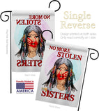 No Stolen Sister - Support Inspirational Vertical Impressions Decorative Flags HG170215 Made In USA