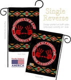 MMIW Awareness - Support Inspirational Vertical Impressions Decorative Flags HG170216 Made In USA