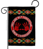 MMIW Awareness - Support Inspirational Vertical Impressions Decorative Flags HG170216 Made In USA