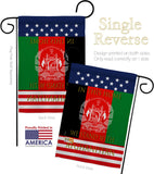 This Home Afghanistan - Support Inspirational Vertical Impressions Decorative Flags HG170218 Made In USA