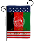 This Home Afghanistan - Support Inspirational Vertical Impressions Decorative Flags HG170218 Made In USA