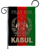 Pray For Kabul - Support Inspirational Vertical Impressions Decorative Flags HG170219 Made In USA