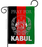 Pray For Kabul - Support Inspirational Vertical Impressions Decorative Flags HG170219 Made In USA