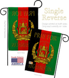 Pray For Afghanistan - Support Inspirational Vertical Impressions Decorative Flags HG170221 Made In USA