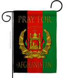 Pray For Afghanistan - Support Inspirational Vertical Impressions Decorative Flags HG170221 Made In USA