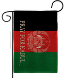 We Pray For Kabul - Support Inspirational Vertical Impressions Decorative Flags HG170228 Made In USA