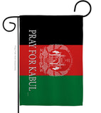 We Pray For Kabul - Support Inspirational Vertical Impressions Decorative Flags HG170228 Made In USA