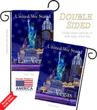 Untied We Stand Las Vegas - Support Inspirational Vertical Impressions Decorative Flags HG192040 Made In USA