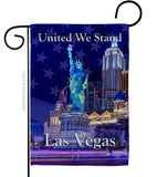 Untied We Stand Las Vegas - Support Inspirational Vertical Impressions Decorative Flags HG192040 Made In USA