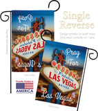 Pray for Las Vegas - Support Inspirational Vertical Impressions Decorative Flags HG192041 Made In USA