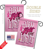 Her Fight is My Fight - Support Inspirational Vertical Impressions Decorative Flags HG192328 Made In USA