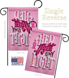 Her Fight is My Fight - Support Inspirational Vertical Impressions Decorative Flags HG192328 Made In USA