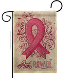 Pink Power - Support Inspirational Vertical Impressions Decorative Flags HG192331 Made In USA