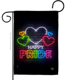 Happy Pride - Support Inspirational Vertical Impressions Decorative Flags HG192388 Made In USA