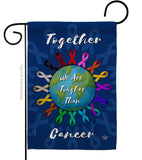 We are Together - Support Inspirational Vertical Impressions Decorative Flags HG192419 Made In USA