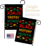 Black History Month - Support Inspirational Vertical Impressions Decorative Flags HG192423 Made In USA