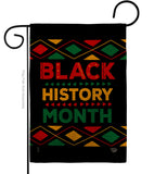 Black History Month - Support Inspirational Vertical Impressions Decorative Flags HG192423 Made In USA