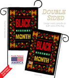 African American History Month - Support Inspirational Vertical Impressions Decorative Flags HG192424 Made In USA