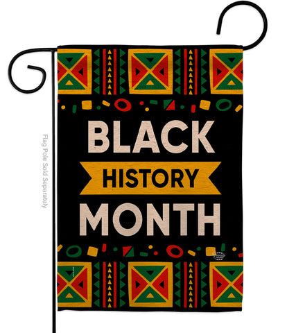 Celebrate Black History Month - Support Inspirational Vertical Impressions Decorative Flags HG192425 Made In USA