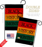 Black History Month Afro - Support Inspirational Vertical Impressions Decorative Flags HG192428 Made In USA