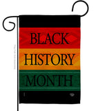 Black History Month Afro - Support Inspirational Vertical Impressions Decorative Flags HG192428 Made In USA